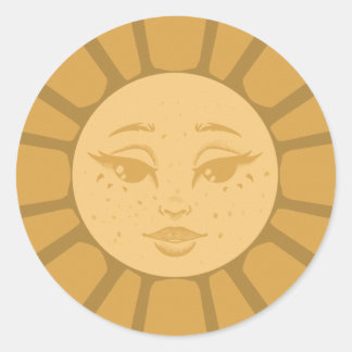 Vintage Sun Sticker