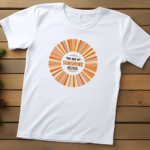 Vintage Sunburst "You are My Sunshine" Toddler T-Shirt