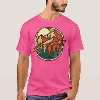 Vintage Sundance Wyoming Mountain Hiking Souvenir  T-Shirt