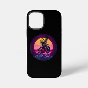 Vintage Sundown Motorbike Gift For Bikers iPhone 12 Mini Case