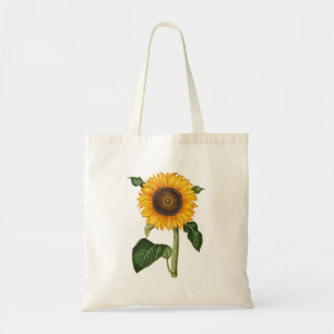 Vintage Sunflower Botanical Art by Merian Tote Bag