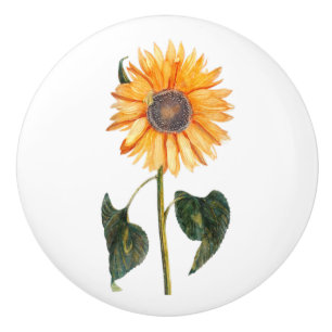 Vintage Sunflower Drawer Knob