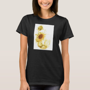 Vintage Sunflower in the Light T-Shirt