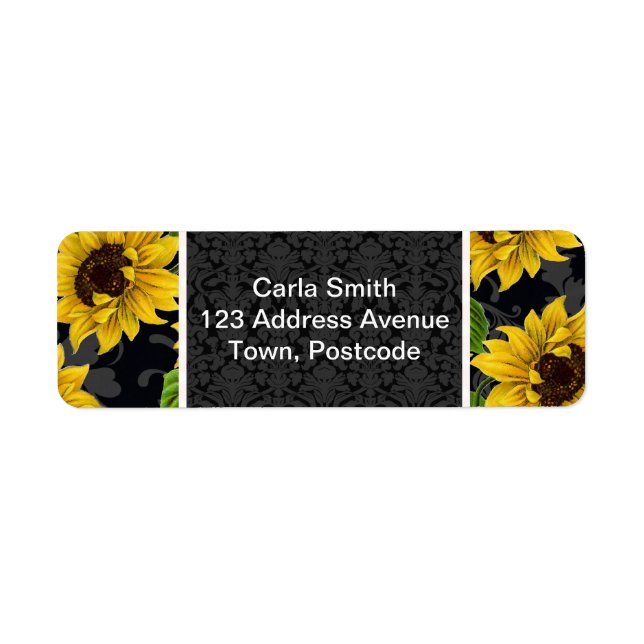 Vintage sunflower pattern (Front)