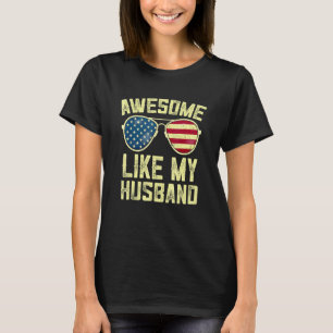 Vintage Sunglasses Awesome Like My Husband Parents T-Shirt
