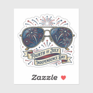 Vintage Sunglasses Patriotic Fireworks 4th of July