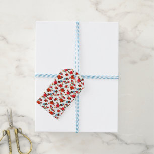 Vintage Sunny Spring Blossoms Watercolor Gift Tags