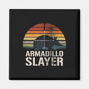 Vintage Sunset Armadillo Slayer Armadillo Hunter G Magnet