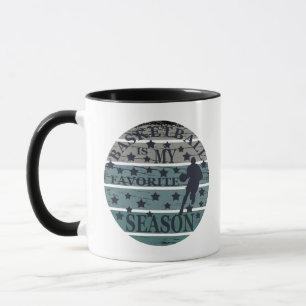 Vintage sunset basketball is my favourite season mug