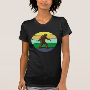 Vintage Sunset Bigfoot Sasquatch  T-Shirt