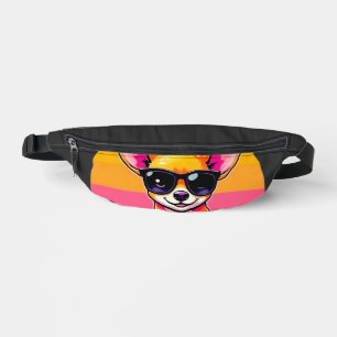 Vintage Sunset Chihuahua Bum Bags
