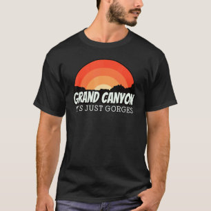 Vintage Sunset Grand Canyon It's Just Gorges Pun T-Shirt