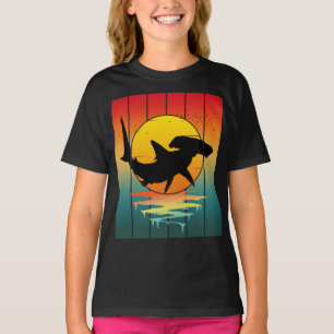 Vintage Sunset Hammerhead Shark T-Shirt