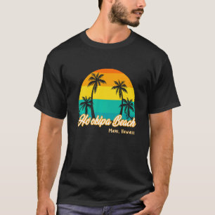 Vintage Sunset Ho'okipa Beach Hawaii Summer Vacati T-Shirt