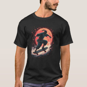 Vintage Sunset Japanese Art Anime Samurai Warrior T-Shirt