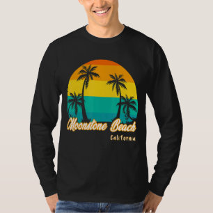 Vintage Sunset Moonstone Beach Cambria Ca Summer T-Shirt