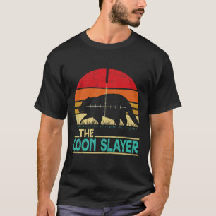 Vintage Sunset Retro Style Coon Hunting Coon Slaye T-Shirt