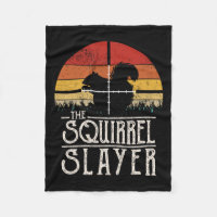 Vintage Sunset Retro Style Squirrel Hunting Squirr