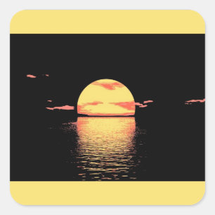 Vintage Sunset - Stickers
