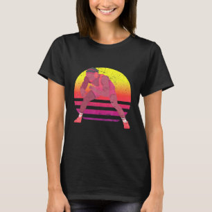 Vintage Sunset Wrestling Graphic T-Shirt