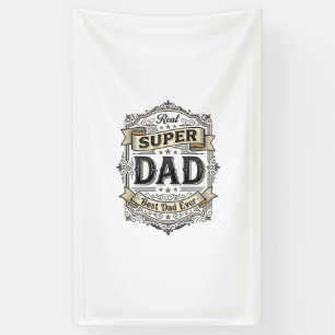 Vintage Super Dad Badge Shirt Design_1 Banner