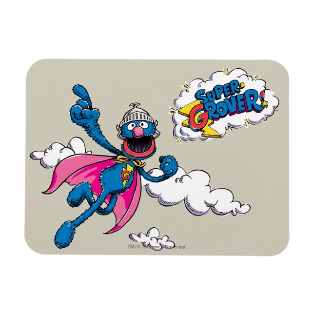 Vintage Super Grover Magnet (Horizontal)