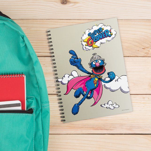 Vintage Super Grover Spiral Notebook (Creator Uploaded)