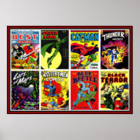 Vintage Superheroes Comic Book Compilation