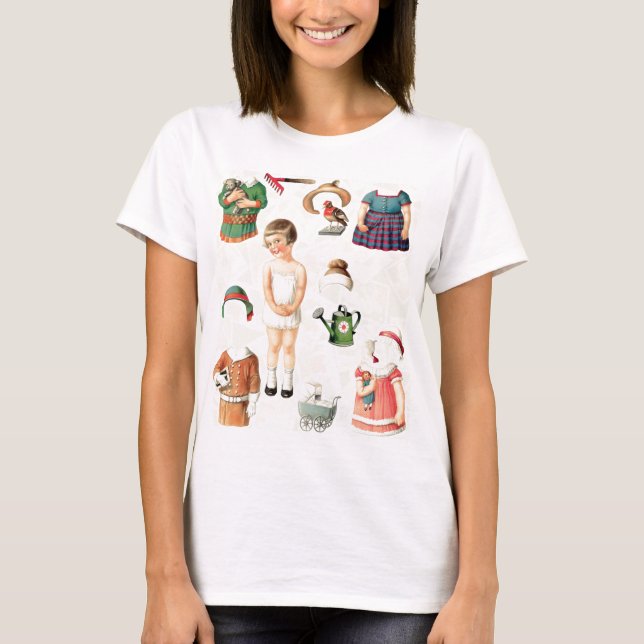 VINTAGE SUPREME PAPER DOLLS SWEETIE T-Shirt (Front)