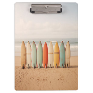 Vintage Surf Boards Clipboard