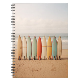Vintage Surf Boards Notebook