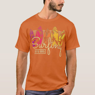 Vintage Surf Boards, Surfing estd 1985 T-Shirt