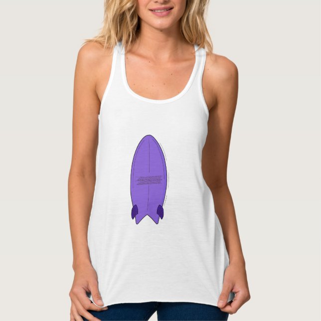 Vintage Surfboard Singlet (Front)