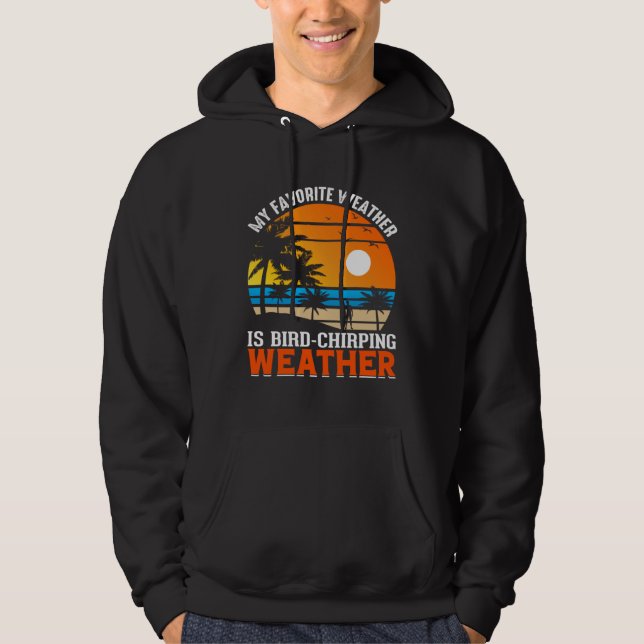 Vintage Surfer Retro Surfing Beach Summer Vacation Hoodie (Front)