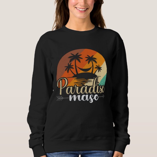 Vintage Surfer Retro Surfing Beach Summer Vacation Sweatshirt (Front)