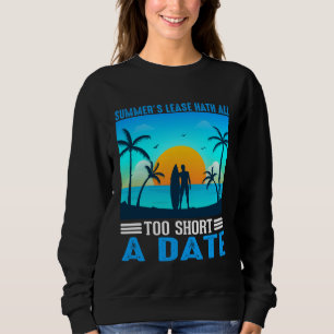 Vintage Surfer Retro Surfing Beach Summer Vacation Sweatshirt