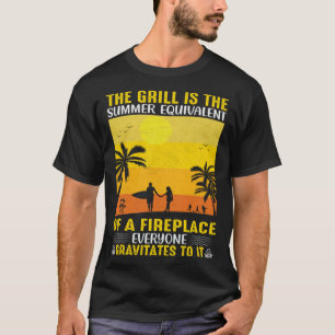 Vintage Surfer Retro Surfing Beach Summer Vacation T-Shirt