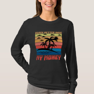 Vintage Surfer Retro Surfing Beach Summer Vacation T-Shirt
