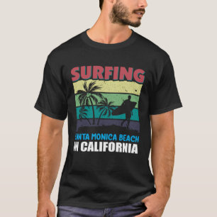Vintage Surfer Retro Surfing Beach Summer Vacation T-Shirt