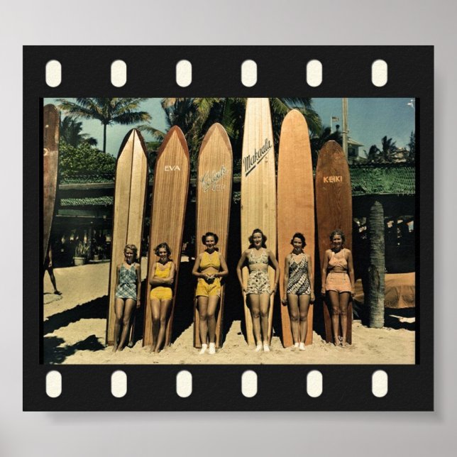 Vintage surfers poster (Front)