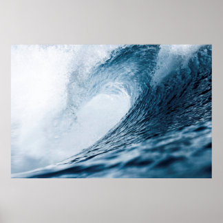 Vintage surfing art poster