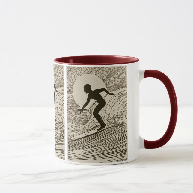 Vintage Surfing Mug (Right)