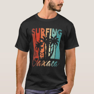 Vintage Surfing Oaxaca Mexico Island Surfer Summer T-Shirt