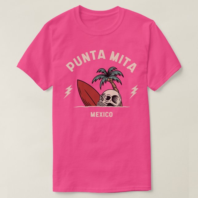 Vintage Surfing Punta Mita Mexico T-Shirt (Design Front)