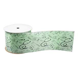 Vintage surgeon ribbon satin ribbon