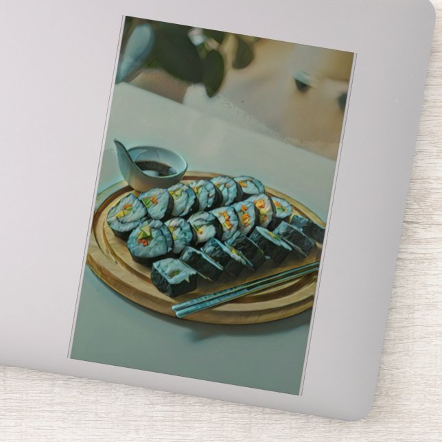 Vintage Sushi Artwork (Detail)