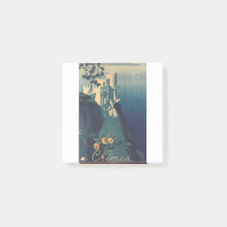 Vintage Swallows Nest Castle Architectural Art Post-it Notes