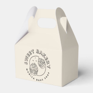 Vintage Sweet Bakery Logo Favour Box