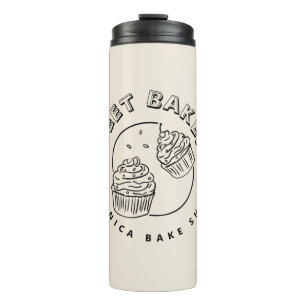 Vintage Sweet Bakery Logo Thermal Tumbler