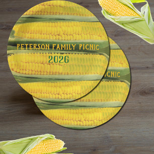 Vintage Sweet Corn -personalized  Paper Plate